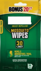 Insect Repellent Wipes