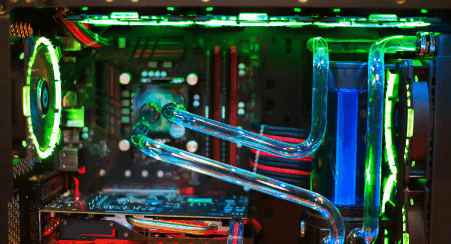 Liquid in water cooling loop